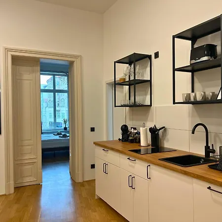 公寓 Le Vacation City-apartment, Parkplatz, Kueche, Neflix, Free Tv 莱比锡